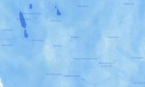 Regenradar Welschingen: aktuelle Niederschläge in Welschingen und Umgebung, Stand 19. Oktober 2026 um 9:50 Uhr