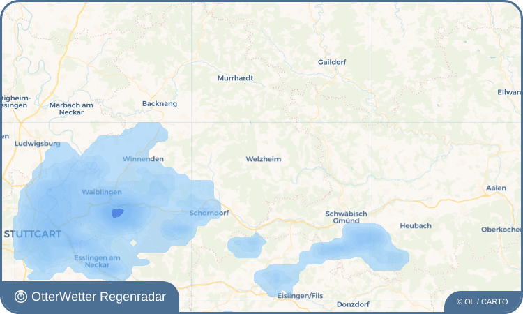 Widget-Vorschau für Welzheim Wetter-Widget-Vorschau mit Vorhersagedaten für Welzheim