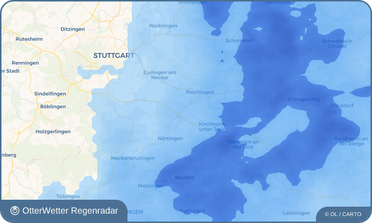 OtterWetter Regenradar-Widget Wendlingen am Neckar