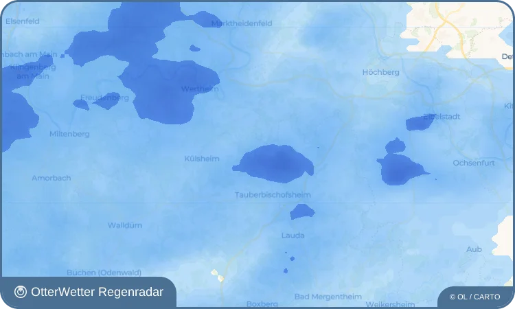 Widget-Vorschau für Werbach Wetter-Widget-Vorschau mit Vorhersagedaten für Werbach
