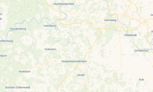 Regenradar Werbachhausen: aktuelle Niederschläge in Werbachhausen und Umgebung, Stand 18. Oktober 2026 um 23:25 Uhr