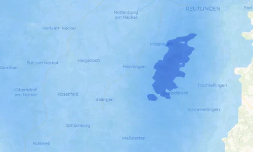 Regenradar Vorschaubild - Aktuelle Niederschläge in Wessingen und Umgebung
