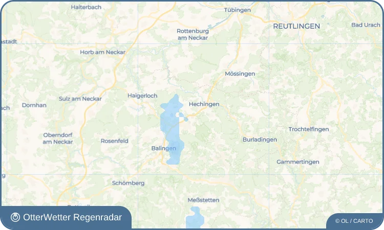 Wetter-Widget-Vorschau mit Vorhersagedaten für Wessingen