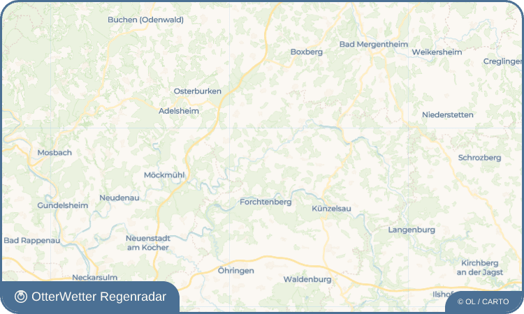 OtterWetter Regenradar-Widget Westernhausen