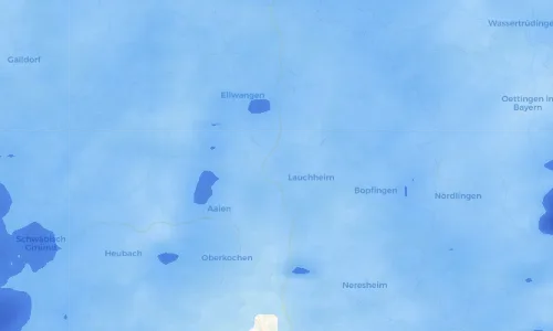 Regenradar Vorschaubild - Aktuelle Niederschläge in Westhausen und Umgebung