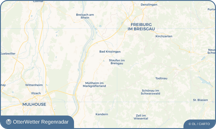 OtterWetter Regenradar-Widget Wettelbrunn