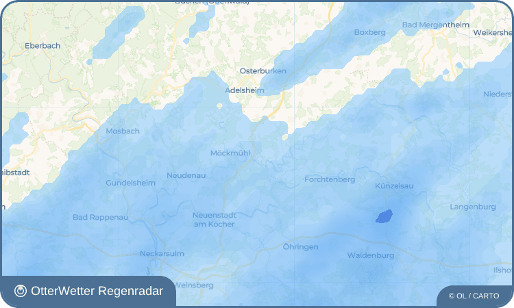 OtterWetter Regenradar-Widget Widdern