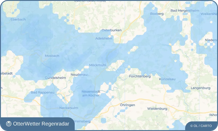 Wetter-Widget-Vorschau mit Vorhersagedaten für Widdern