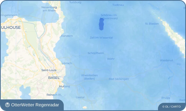 Wetter-Widget-Vorschau mit Vorhersagedaten für Wiechs