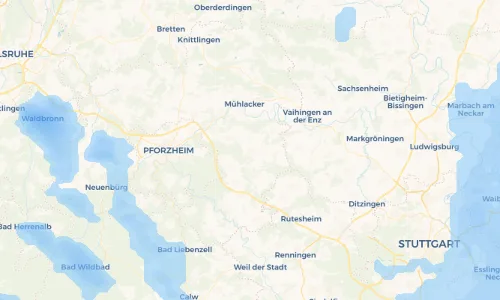Regenradar Vorschaubild - Aktuelle Niederschläge in Wiernsheim und Umgebung