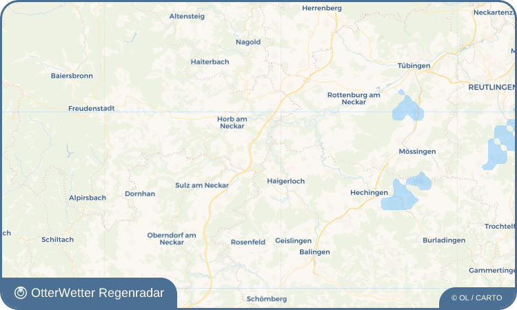 Wetter-Widget-Vorschau mit Vorhersagedaten für Wiesenstetten