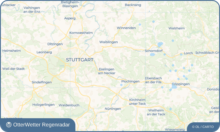 OtterWetter Regenradar-Widget Wiflingshausen