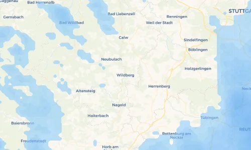 Regenradar Vorschaubild - Aktuelle Niederschläge in Wildberg und Umgebung