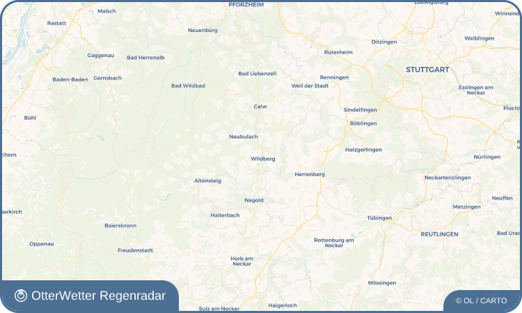 OtterWetter Regenradar-Widget Wildberg