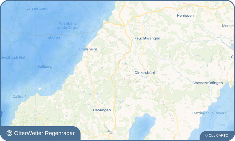 OtterWetter Regenradar-Widget Wildenstein