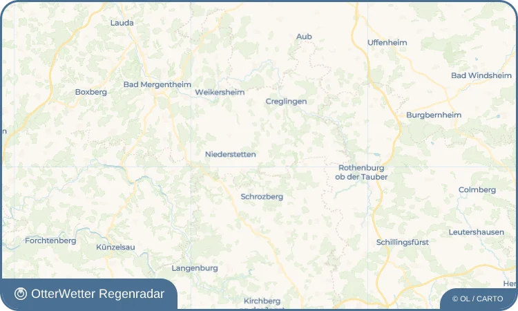 Wetter-Widget-Vorschau mit Vorhersagedaten für Wildentierbach