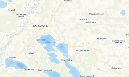 Regenradar Vorschaubild - Aktuelle Niederschläge in Wilferdingen und Umgebung