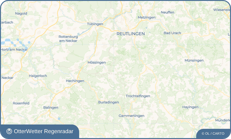 OtterWetter Regenradar-Widget Willmandingen
