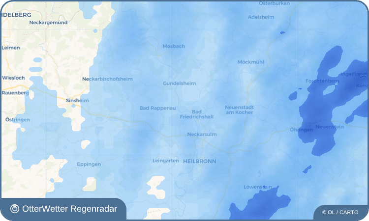 Widget-Vorschau für Wimpfen im Tal Wetter-Widget-Vorschau mit Vorhersagedaten für Wimpfen im Tal