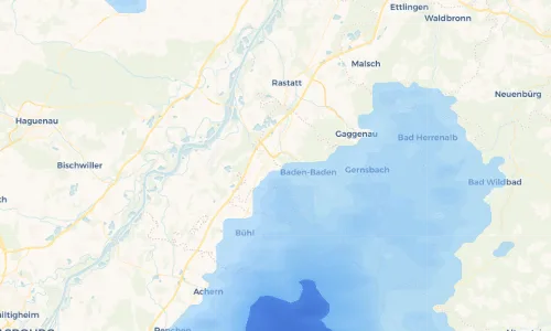 Regenradar Vorschaubild - Aktuelle Niederschläge in Winden und Umgebung