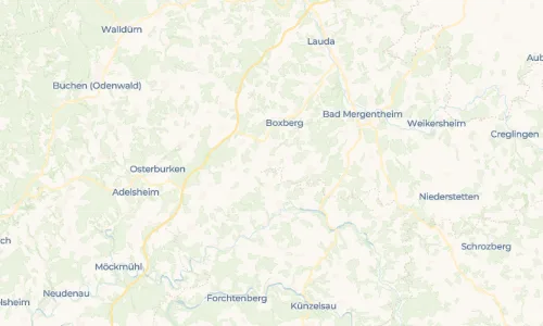 Regenradar Vorschaubild - Aktuelle Niederschläge in Windischbuch und Umgebung