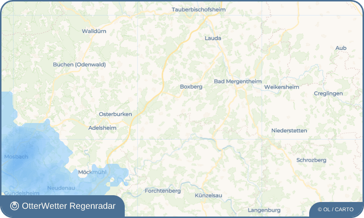 OtterWetter Regenradar-Widget Windischbuch