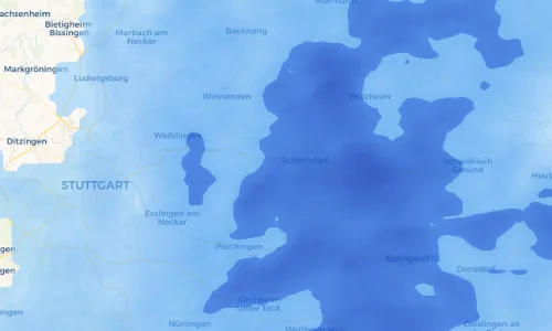 Regenradar Vorschaubild - Aktuelle Niederschläge in Winterbach und Umgebung