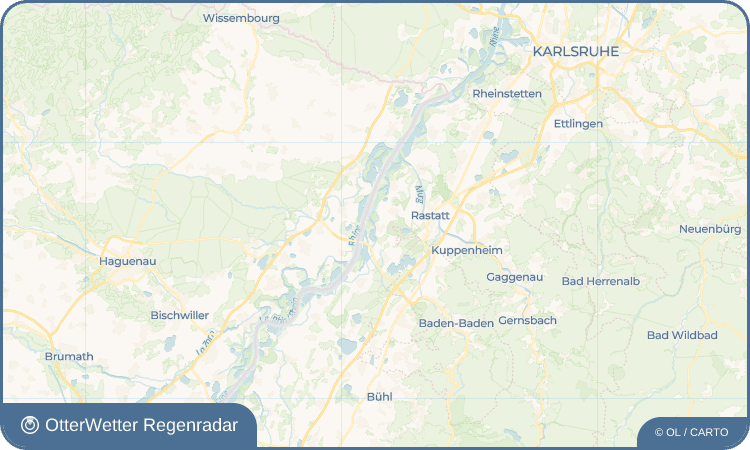 OtterWetter Regenradar-Widget Wintersdorf