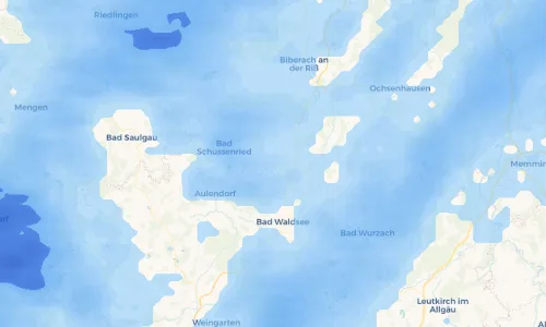 Regenradar Vorschaubild - Aktuelle Niederschläge in Winterstettendorf und Umgebung