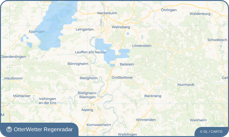 OtterWetter Regenradar-Widget Winzerhausen