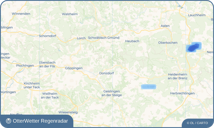 OtterWetter Regenradar-Widget Winzingen
