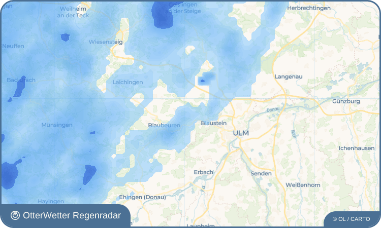 OtterWetter Regenradar-Widget Wippingen