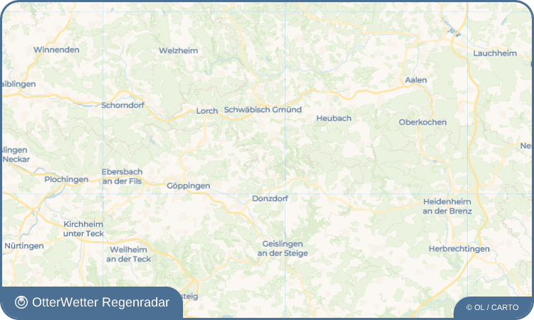 OtterWetter Regenradar-Widget Wißgoldingen