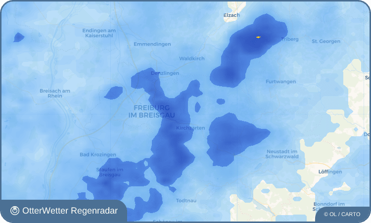 Wetter-Widget-Vorschau mit Vorhersagedaten für Wittental
