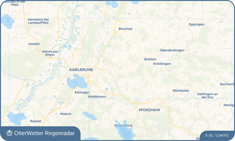 OtterWetter Regenradar-Widget Wöschbach