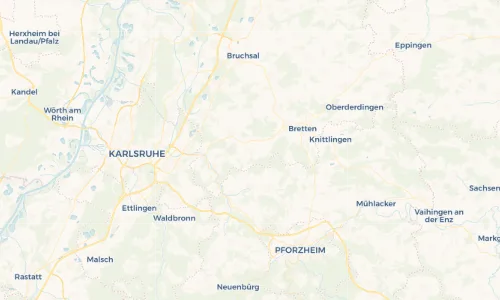 Regenradar-Vorschau: aktuelle Niederschläge in Wössingen und Umgebung