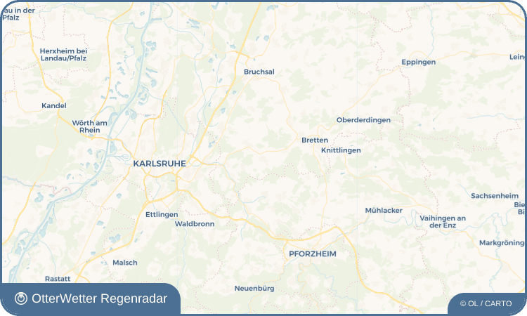 Wetter-Widget-Vorschau mit Vorhersagedaten für Wössingen