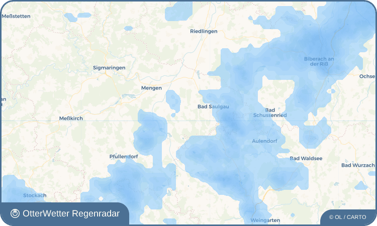 OtterWetter Regenradar-Widget Wolfartsweiler