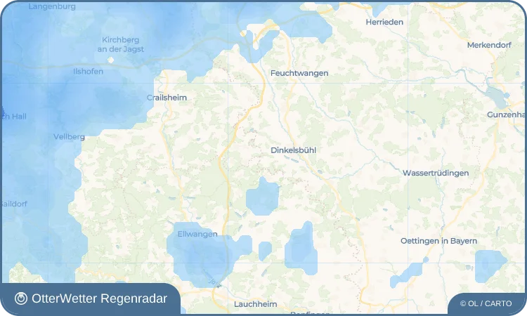 Widget-Vorschau für Wolfertsbronn Wetter-Widget-Vorschau mit Vorhersagedaten für Wolfertsbronn