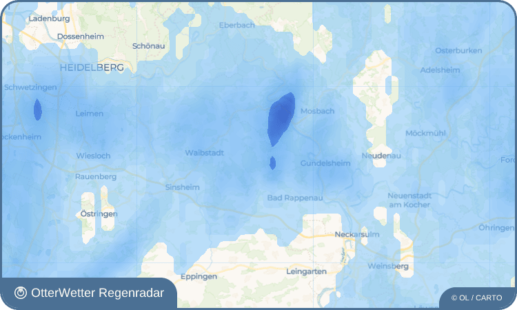 Widget-Vorschau für Wollenberg Wetter-Widget-Vorschau mit Vorhersagedaten für Wollenberg