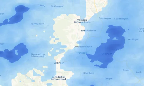Regenradar Vorschaubild - Aktuelle Niederschläge in Wolterdingen und Umgebung