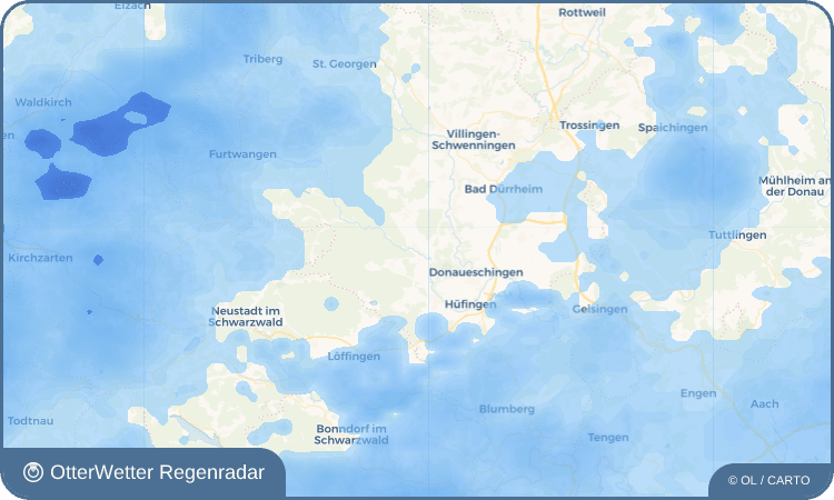 OtterWetter Regenradar-Widget Wolterdingen