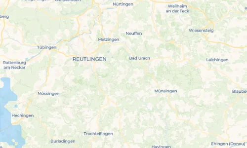 Regenradar Vorschaubild - Aktuelle Niederschläge in Würtingen und Umgebung