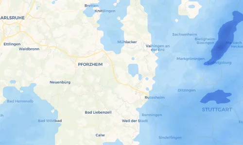 Regenradar Vorschaubild - Aktuelle Niederschläge in Wurmberg und Umgebung