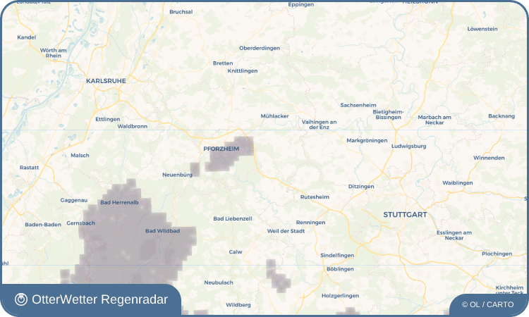 OtterWetter Regenradar-Widget Wurmberg