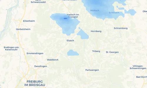 Regenradar Vorschaubild - Aktuelle Niederschläge in Yach und Umgebung