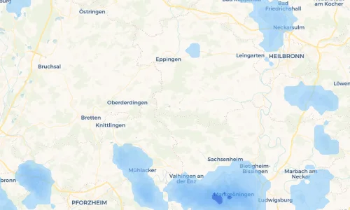Regenradar Vorschaubild - Aktuelle Niederschläge in Zaberfeld und Umgebung