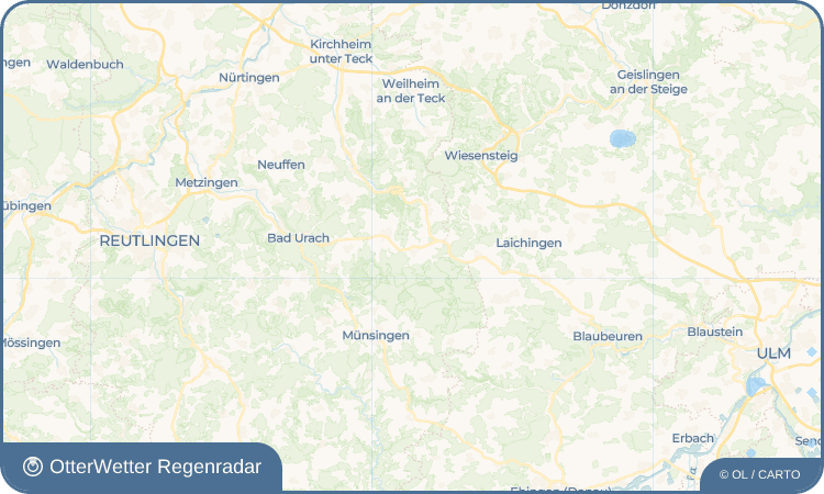 OtterWetter Regenradar-Widget Zainingen