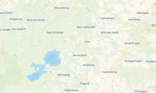 Regenradar Vorschaubild - Aktuelle Niederschläge in Zavelstein und Umgebung