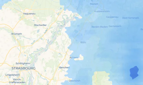 Regenradar Vorschaubild - Aktuelle Niederschläge in Zell und Umgebung